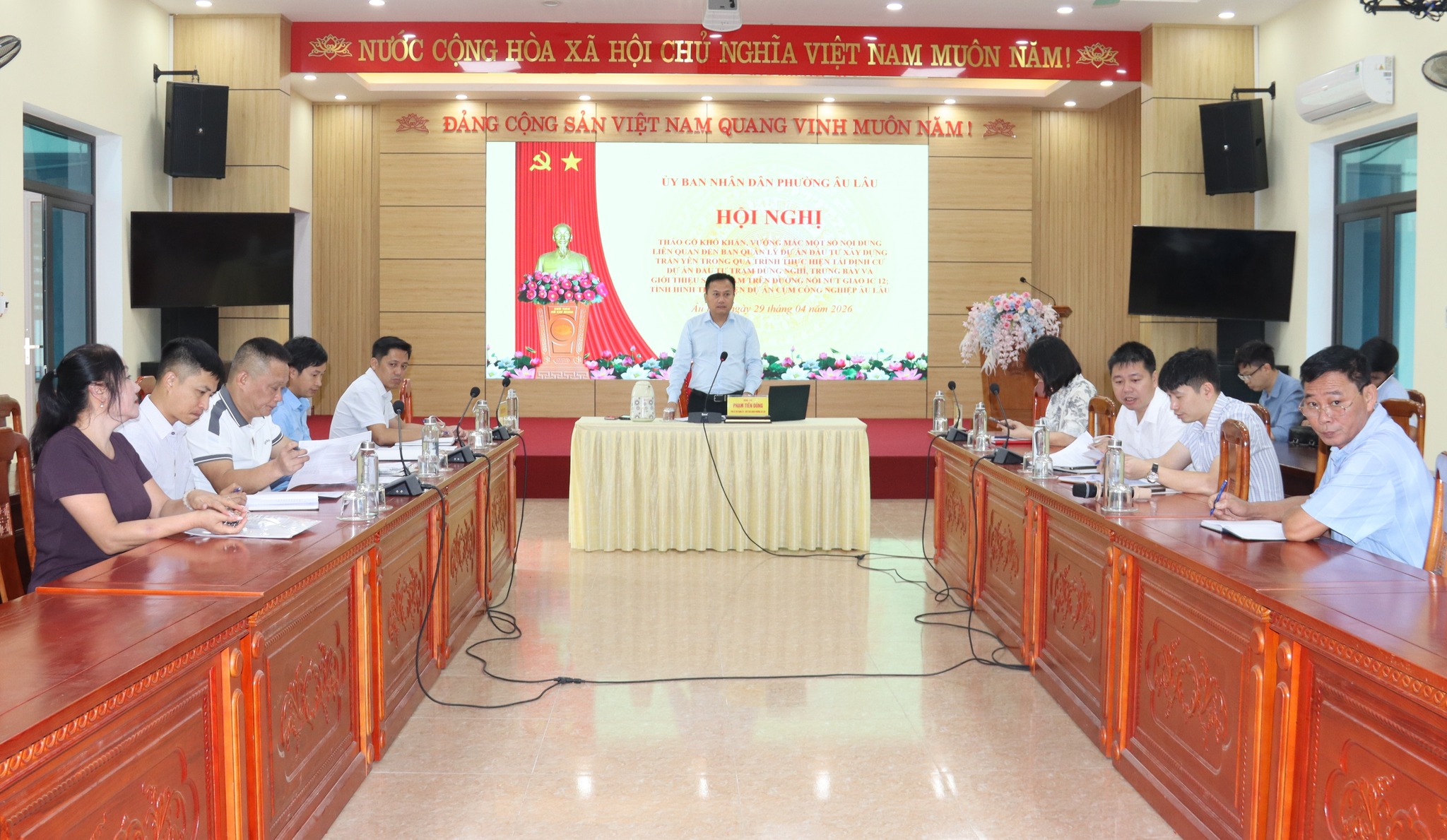 Phường Âu Lâu tháo gỡ khó khăn trong công tác giải phóng mặt bằng