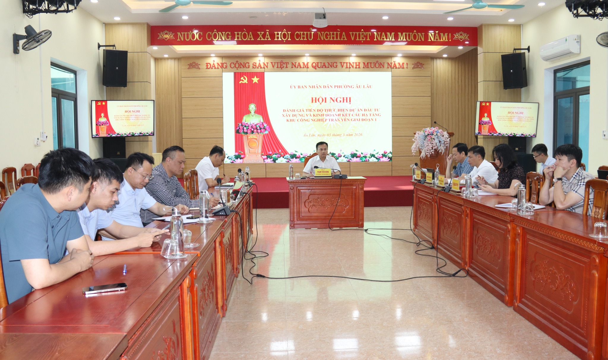Hạ tầng kỹ thuật Khu công nghiệp Trấn Yên cơ bản hoàn thành
