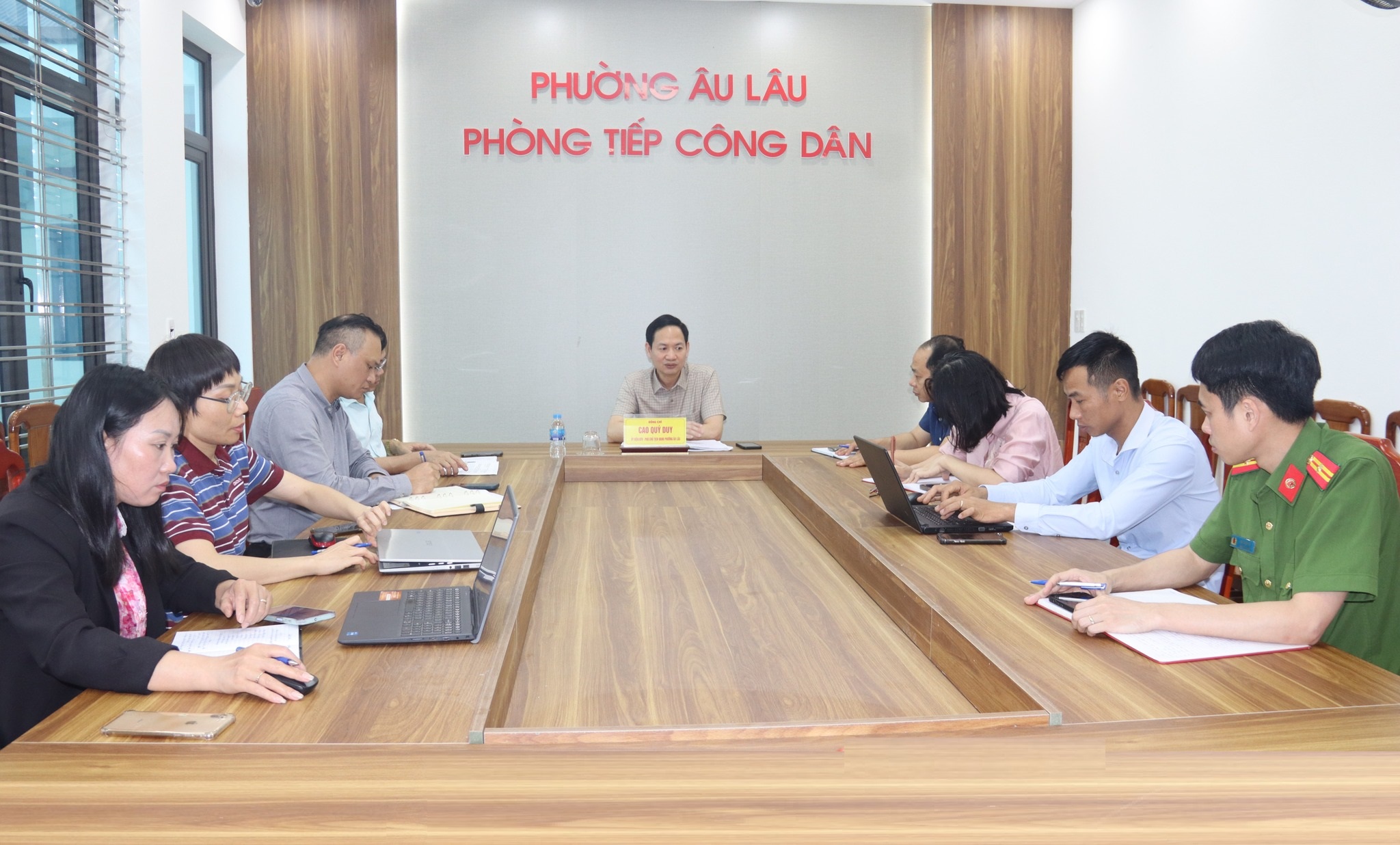 Phường Âu Lâu tổ chức Hội nghị thực hiện tháo gỡ khó khăn, vướng mắc trong công tác giải phóng mặt bằng Dự án Đầu tư xây dựng và kinh doanh kết cấu hạ tầng Khu công nghiệp Trấn Yên giai đoạn 1