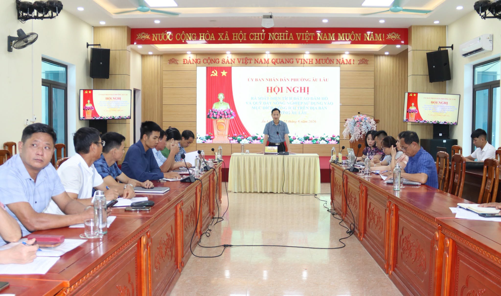 Phường Âu Lâu triển khai rà soát đất ao, hồ, đầm và quỹ đất nông nghiệp sử dụng vào mục đích công ích trên địa bàn