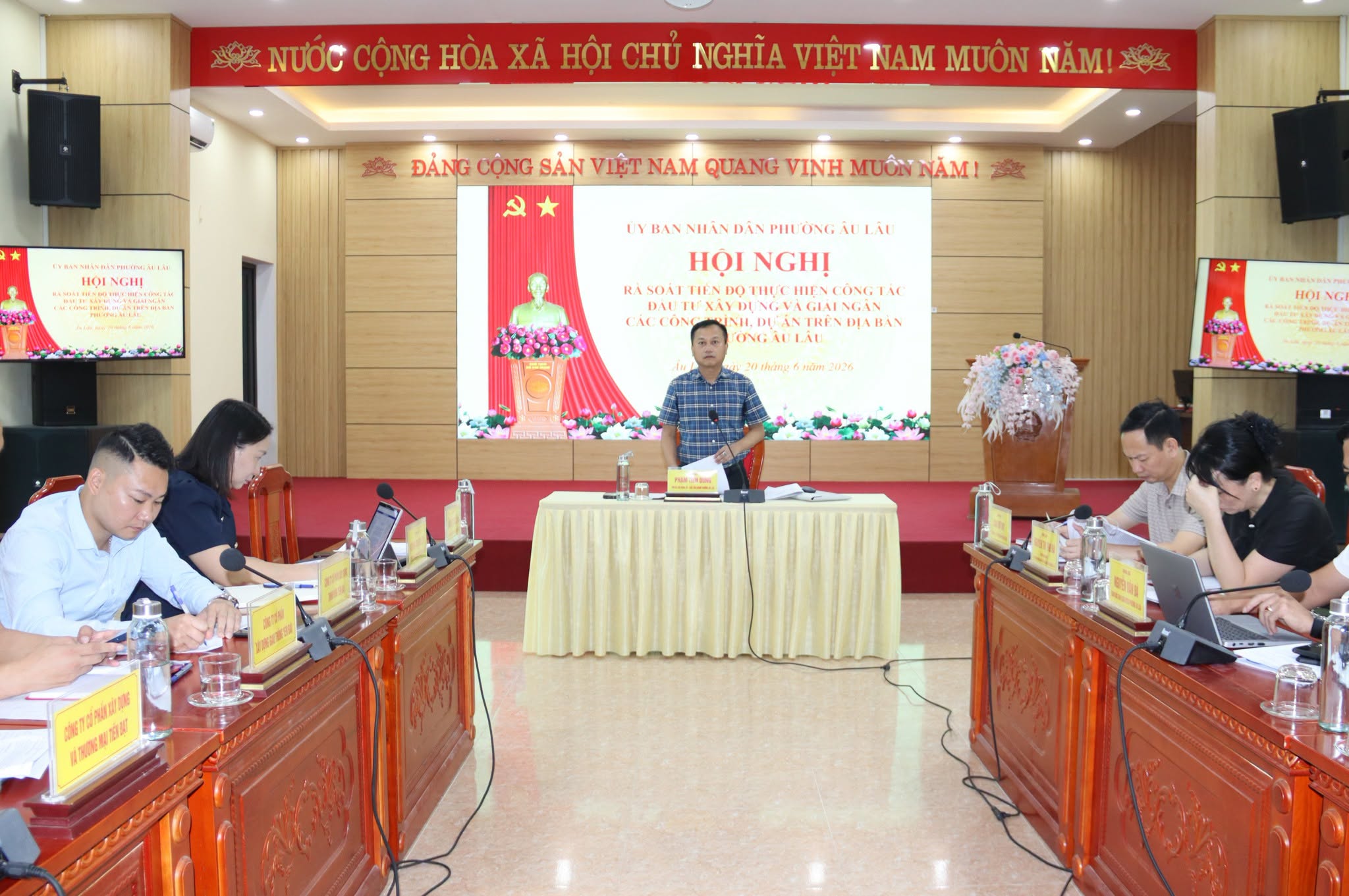 PHƯỜNG ÂU LÂU RÀ SOÁT TIẾN ĐỘ THỰC HIỆN CÁC DỰ ÁN ĐẦU TƯ XÂY DỰNG TRỌNG ĐIỂM